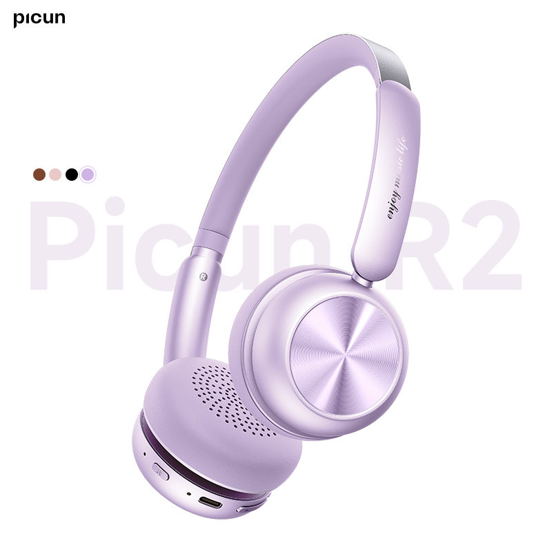 Thumbnail: Picun R2 Wireless Headphones Spatial Audio Bluetooth 5.4 Low Latency Wireless 
