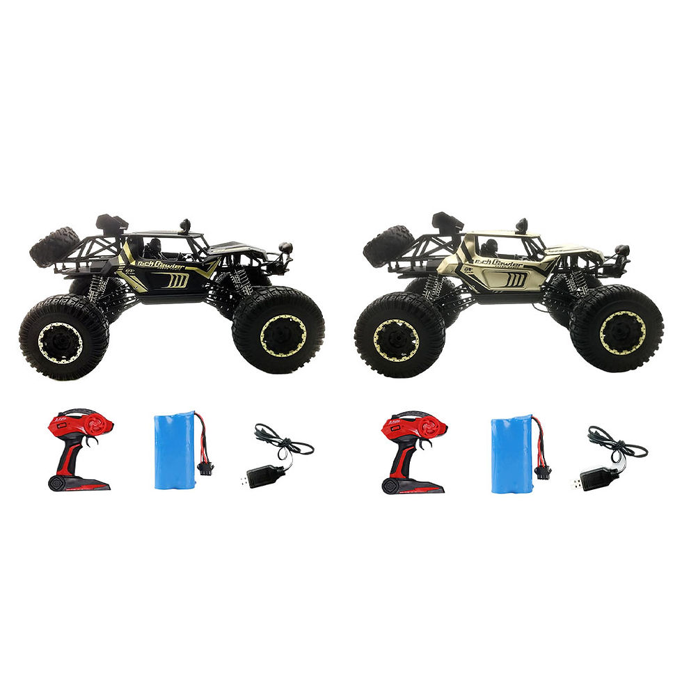 Thumbnail: Car 4WD Metal Alloy Body RC Truck Off-Road  Large Rock Crawler Remote Control 