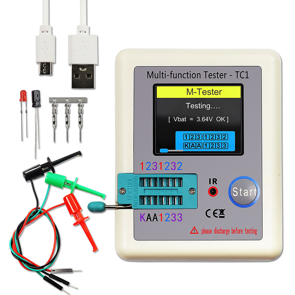 Thumbnail: LCR-TC1 LCR-T7 T10H Transistor Tester Multimeter Colorful Display TFT For Diode 