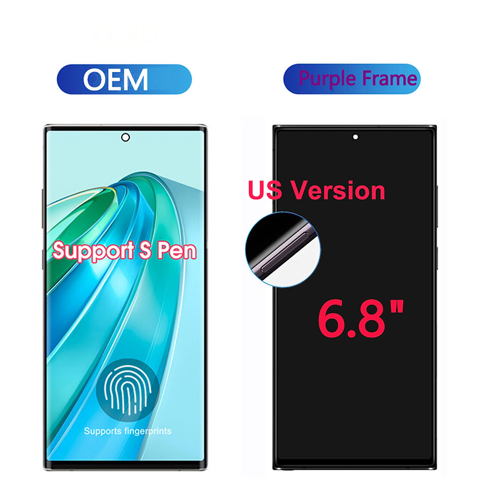 Thumbnail: 6.8"NEW AMOLED Display For Samsung Galaxy S22 Ultra 5G LCD Display Touch Screen 