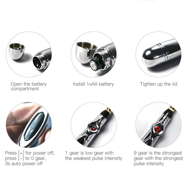 Thumbnail: Electronic Acupuncture Pen Acupuncture Point Pen Acupuncture Point Pen Meridian 
