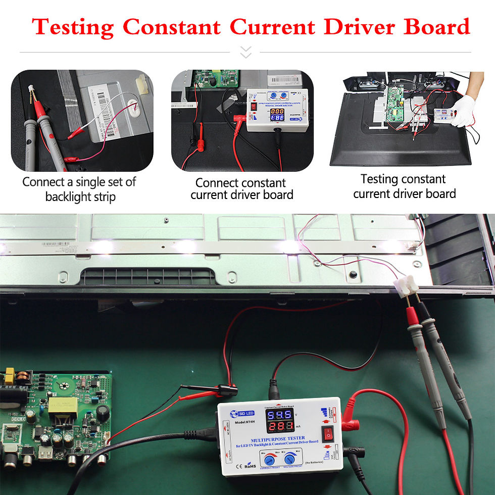 Thumbnail: YEKMLCO KT4H 0-330V LED TV Backlight Tester Smart-Fit Manual Voltage Adjustment 