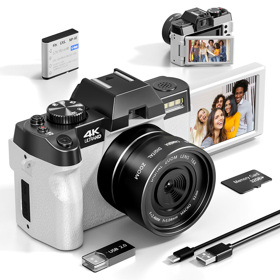 Thumbnail: Compact Digital Photography Camera 4K WIFI Web Cam Vintage Vlog Video Recorder Y