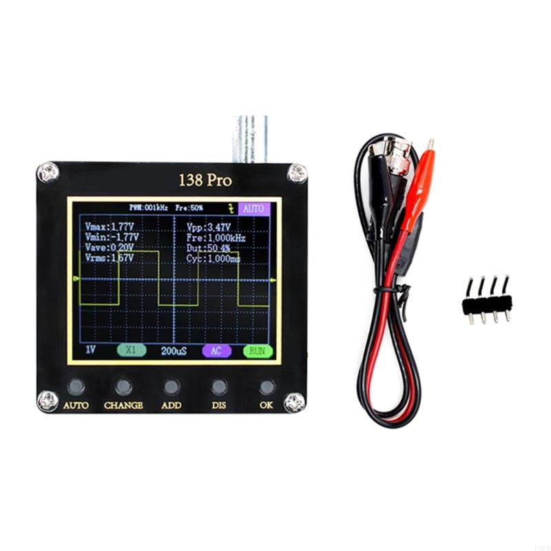 Upgraded 2.4 inch LCD-Display Digital Oscilloscope Small Handheld 2.5MS/-s Sampl