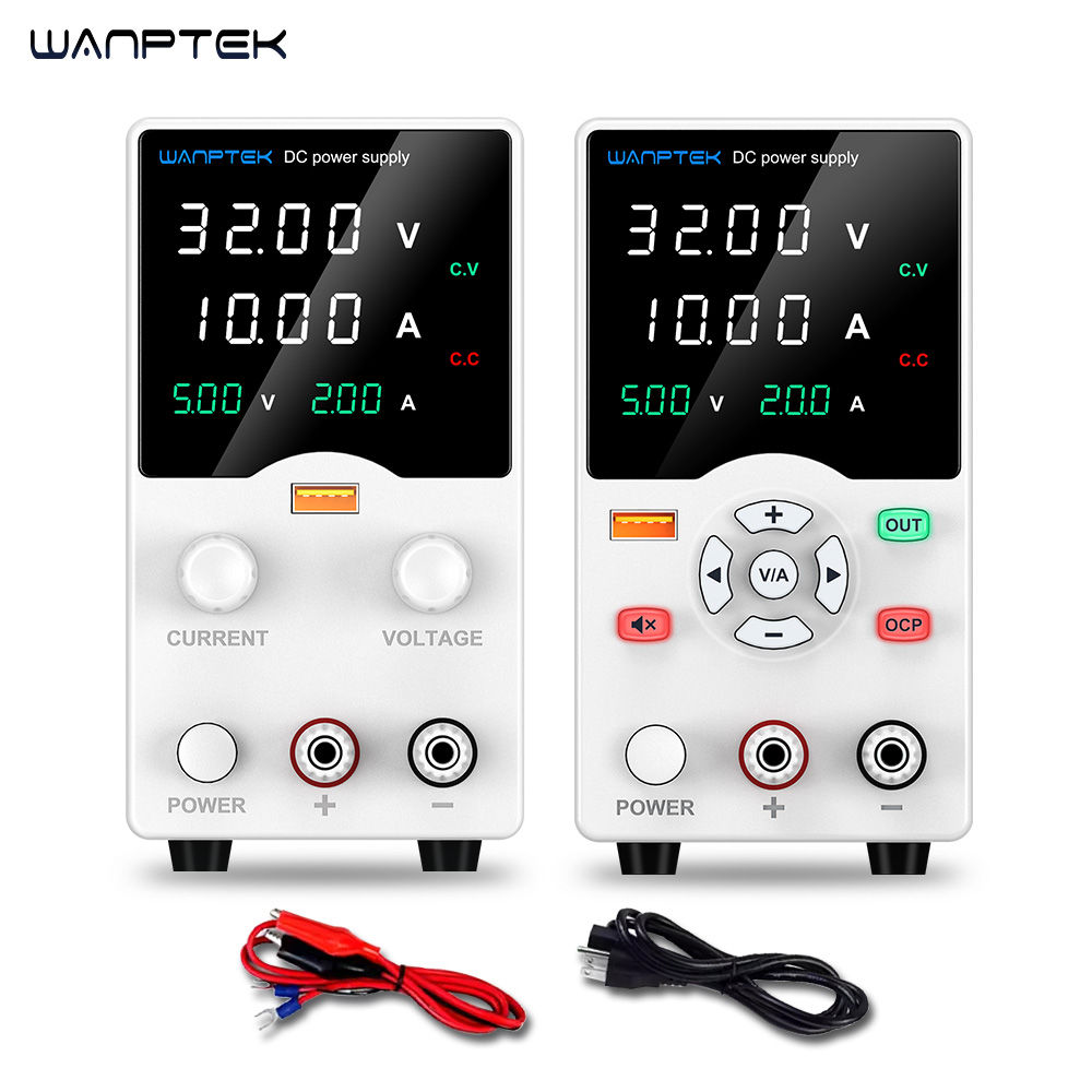 Lab DC Power Supply Adjustable Encoder adjustment Power Supply 30V 10A 5A Bench