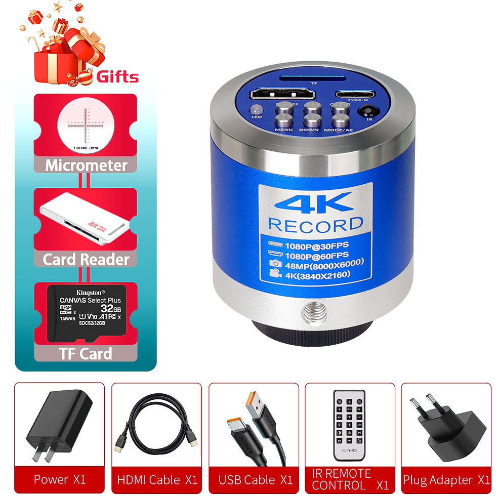Thumbnail: ZONGMAI 1080P 4K FULL HD Industrial Microscope C-Mount Digital Camera 