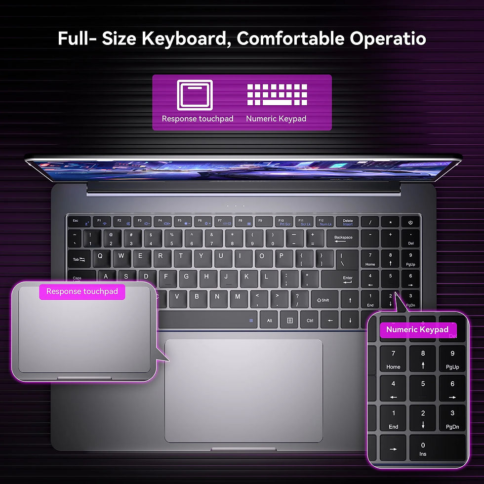 Thumbnail: ACEMAGIC AX16 Laptop Intel N97 16 Inch 16GB LPDDR4 RAM 512GB SSD Lightweight Bus