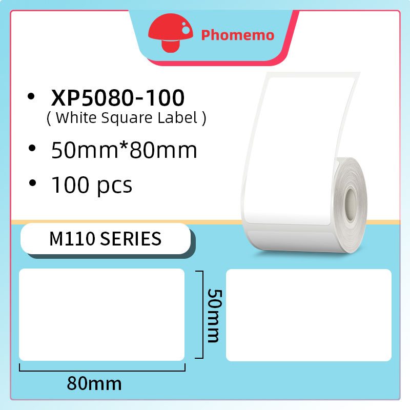 Thumbnail: Phomemo M110 Thermal Wireless Label Printer Portable Bluetooth Sticker Mini Prin
