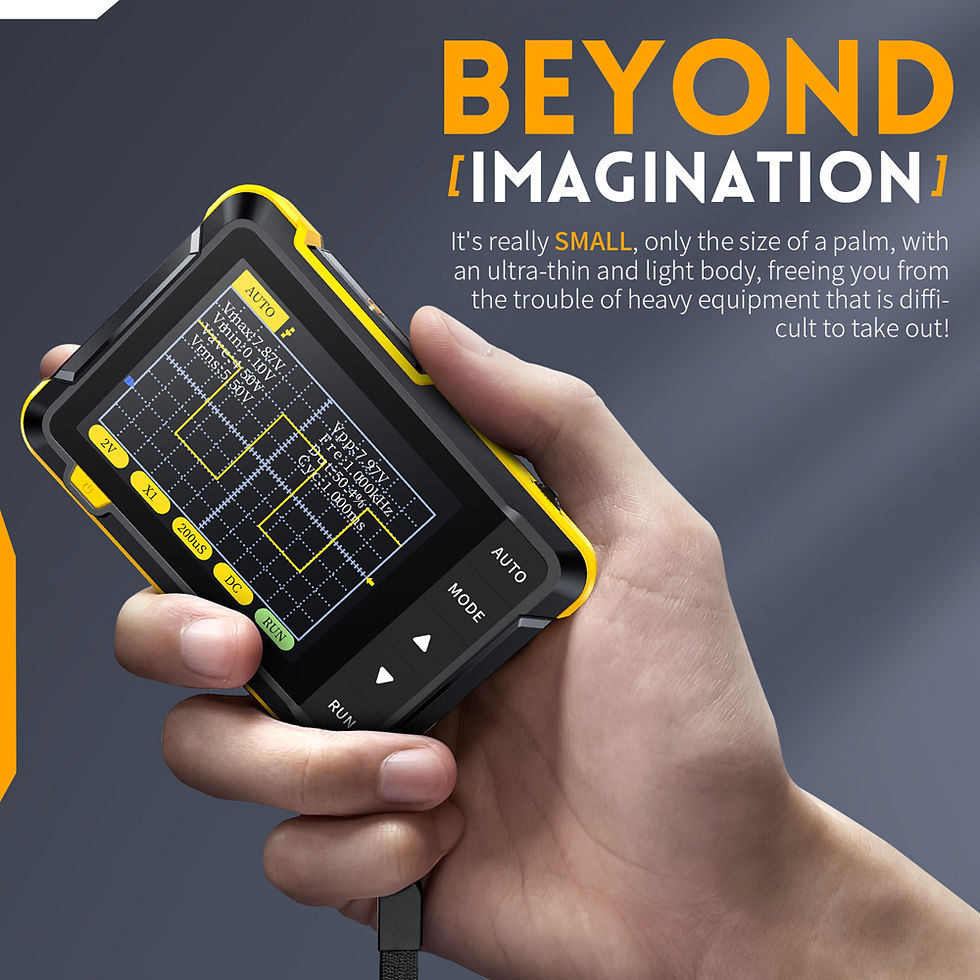Thumbnail: FNIRSI DSO152 Mini Handheld Digital oscilloscope  Auto Adjust PWM 