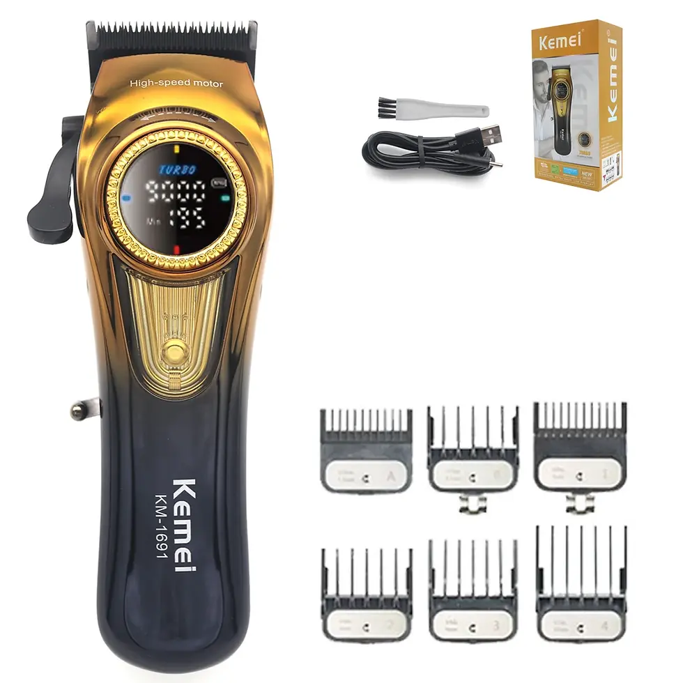 Thumbnail: Kemei KM-1691 Baber Professional Hair Clipper Hair Cutting Machine  For Men Elec