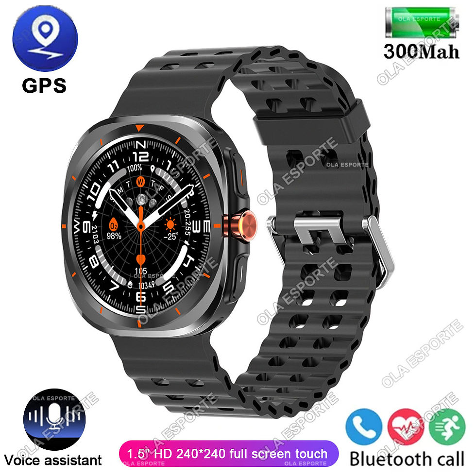 Thumbnail: New Galaxy Watch 7 Ultra Smart Bracelet Men GPS Trackr NFC HD Touch Screen 