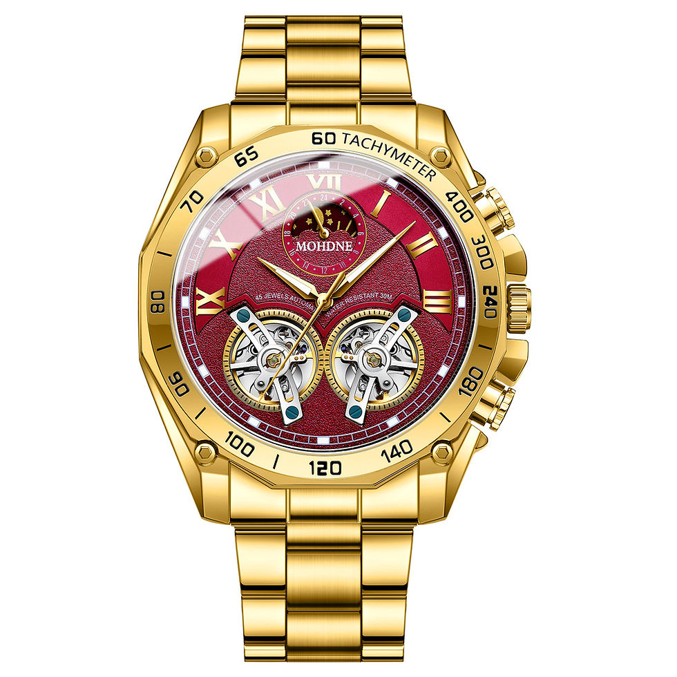 Thumbnail: BINBOND Luxury Men Quartz Watches Fashion Concept Decorative Dial Casual Militar