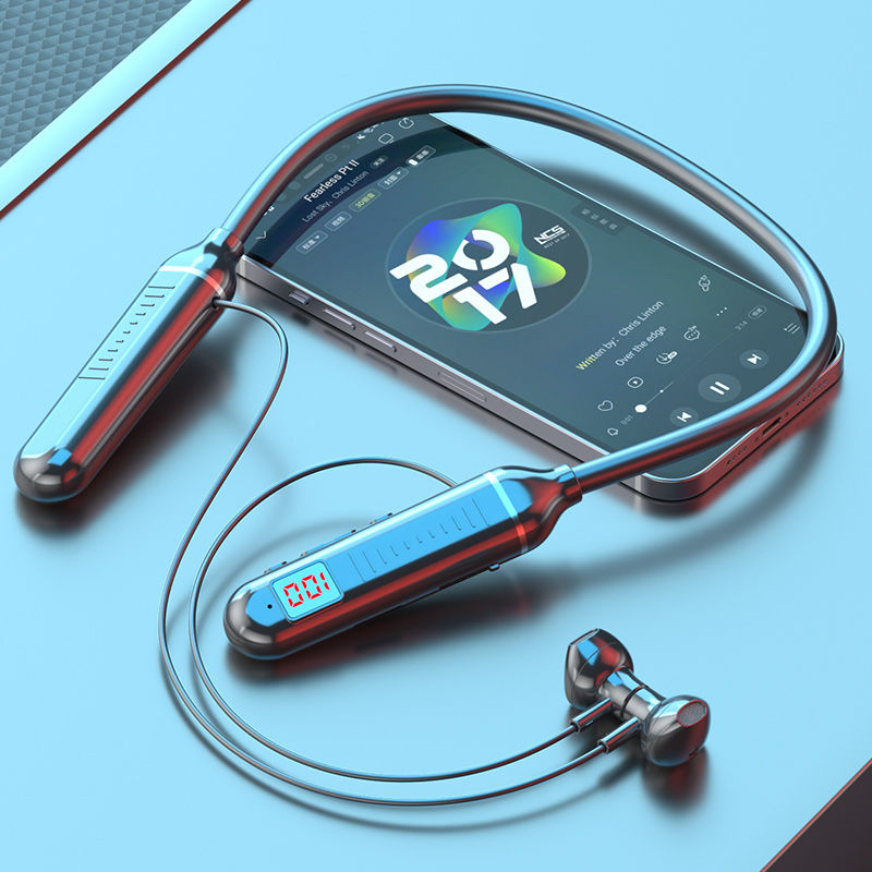 Thumbnail: OLAF Wireless Earphones Bluetooth 5.3 Neckband Headphones Gaming Power Display H