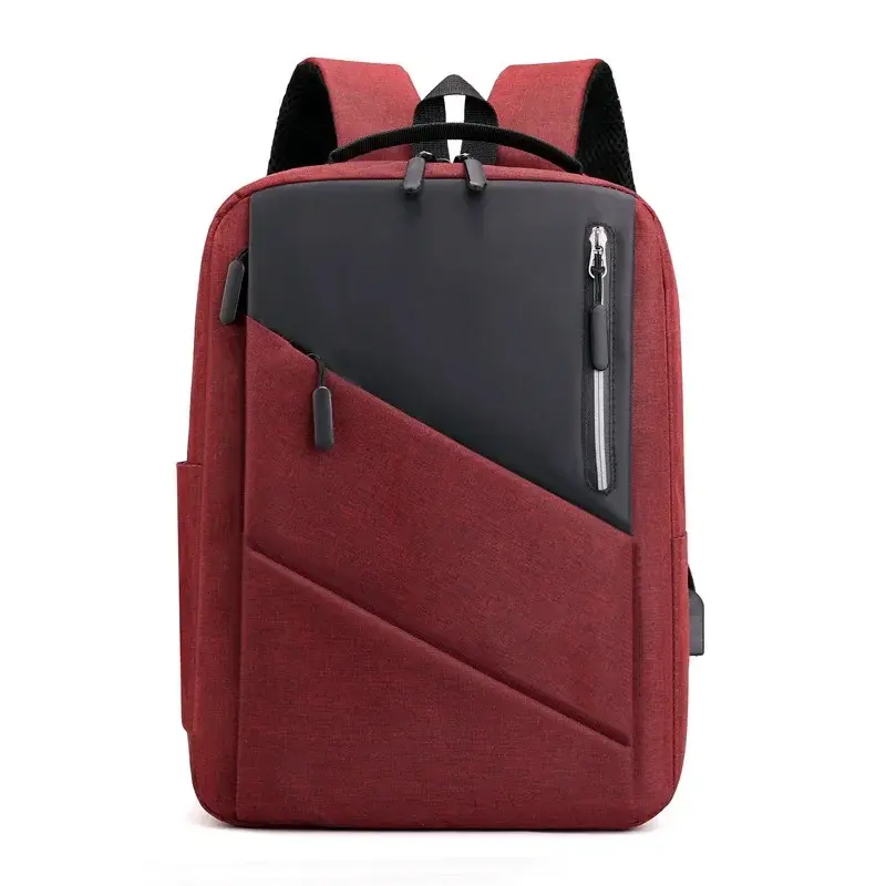 Thumbnail: Waterproof Business 15 15.6 inch Laptop Backpack USB Notebook School Travel Bag 