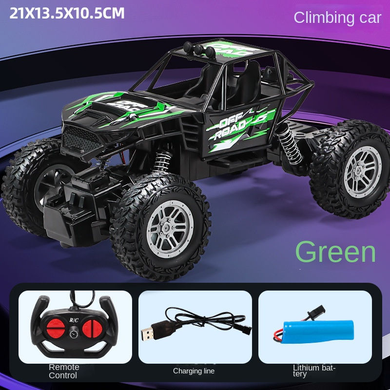 Thumbnail: Children's toys remote control car cross-country climbing four-wheel drive high-