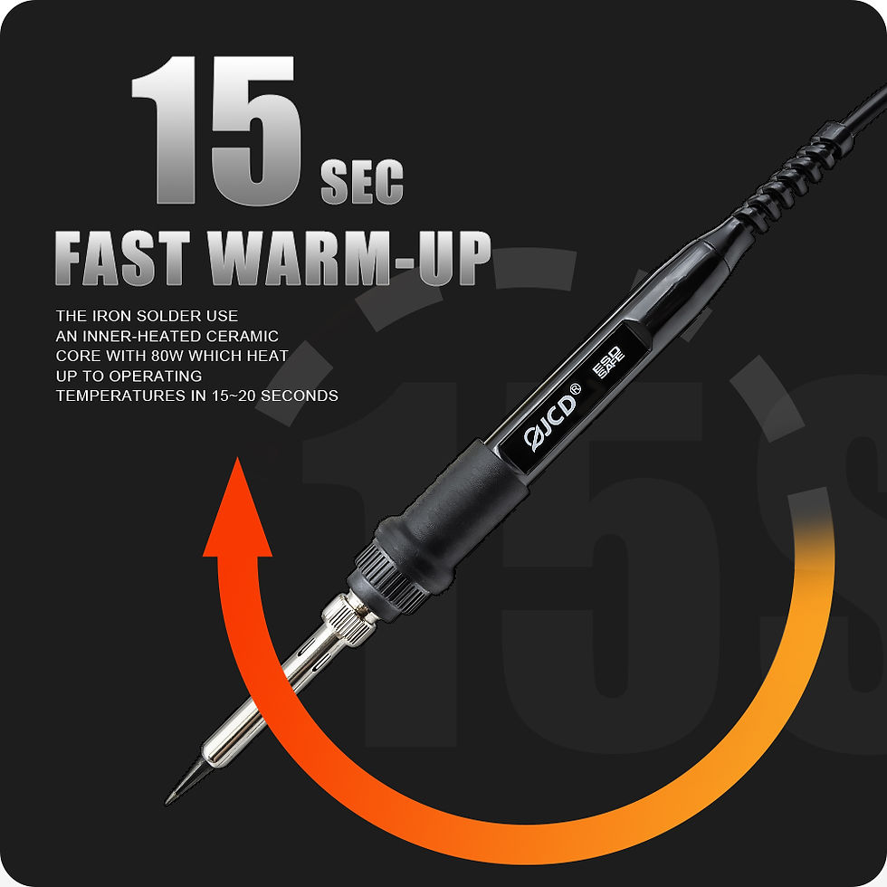 Thumbnail: JCD 8898 Soldering Station 750W 2 in 1 Soldering Iron Hot Air Gun Rework Welding