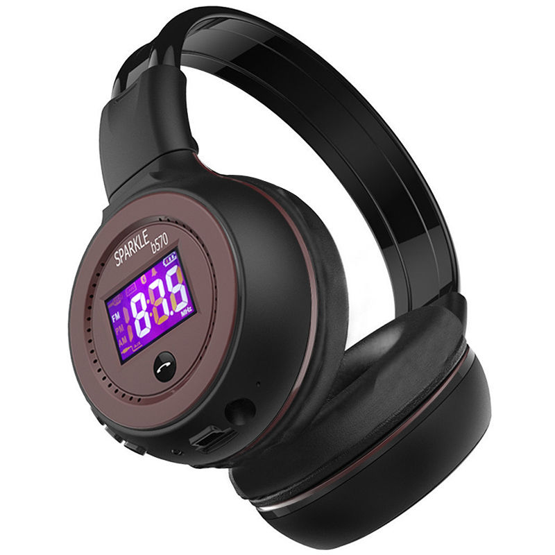 Thumbnail: ZEALOT B570 Bluetooth Headphone Wireless Headset Hifi Stereo Bass LCD Screen Mic