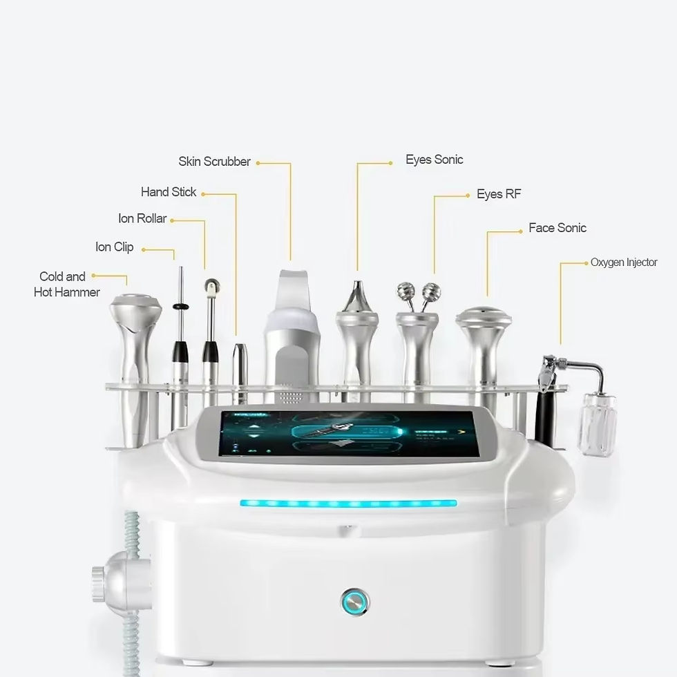Thumbnail: 9 In 1 Hydra Professional Machine Aqua Facial Device New Beauty Health Solution 