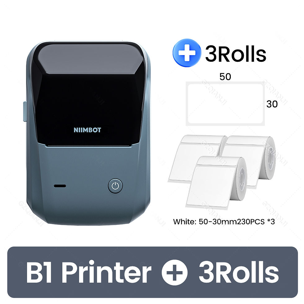 Thumbnail: Niimbot B1 Portable Portable Label Printer Bluetooth Wireless Mobile Self-adhesi