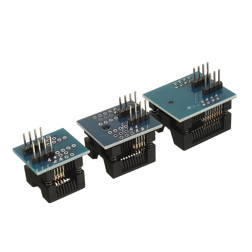 Thumbnail: EZP2023 High-Speed USB SPI Programmer+12 Adapters Support 24 25 26 93 95 EEPROM 