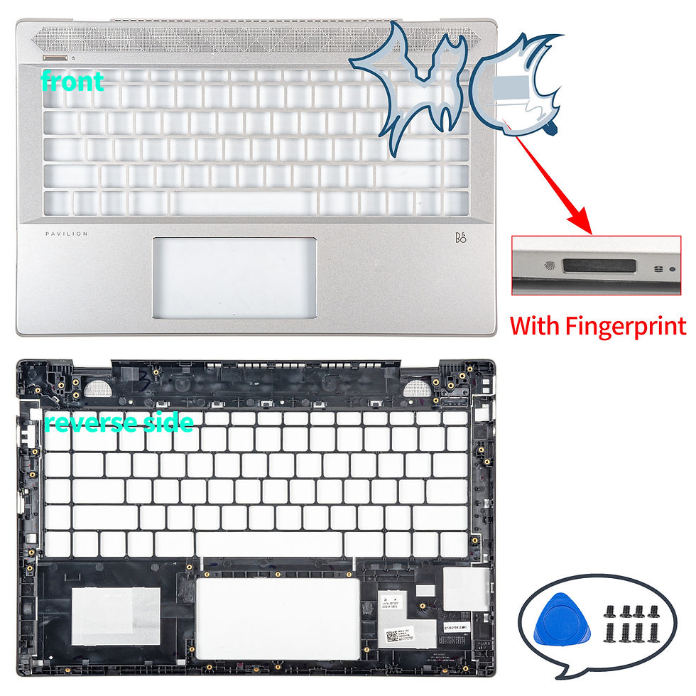 Thumbnail: New Laptop Covers For Pavilion 14-CE TPN-Q207 Replacement of bottom shell and ke