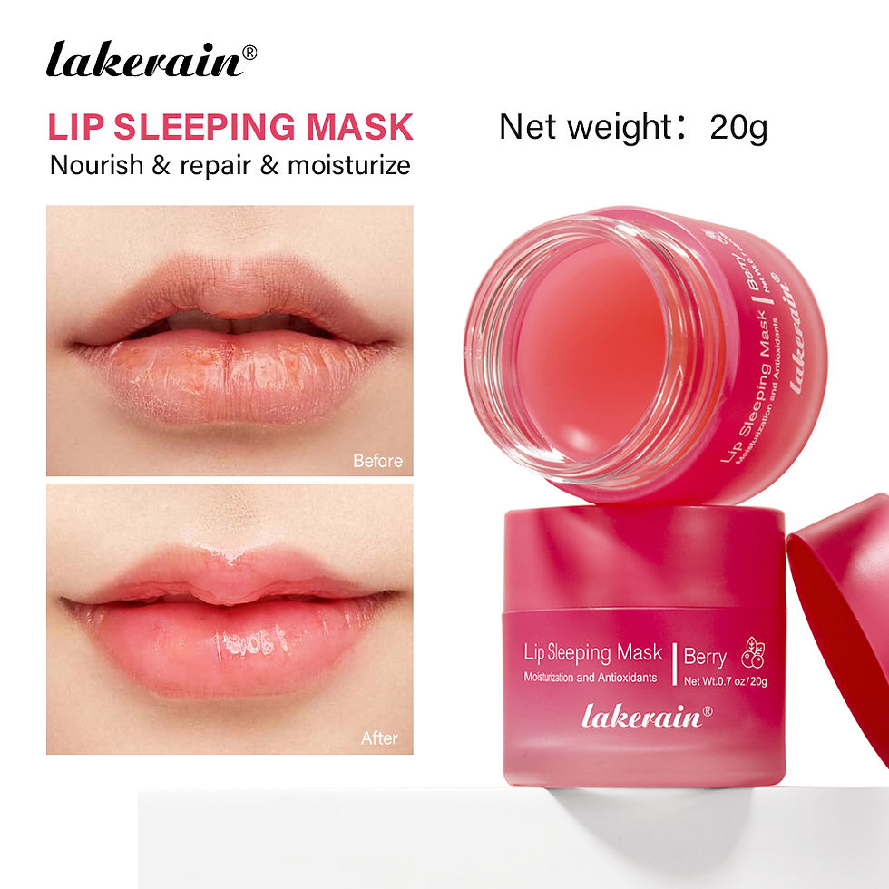 Thumbnail: Moisturizing Sleeping Lip Mask Night Lips Care Maintenance Fades Lip Lines Relie