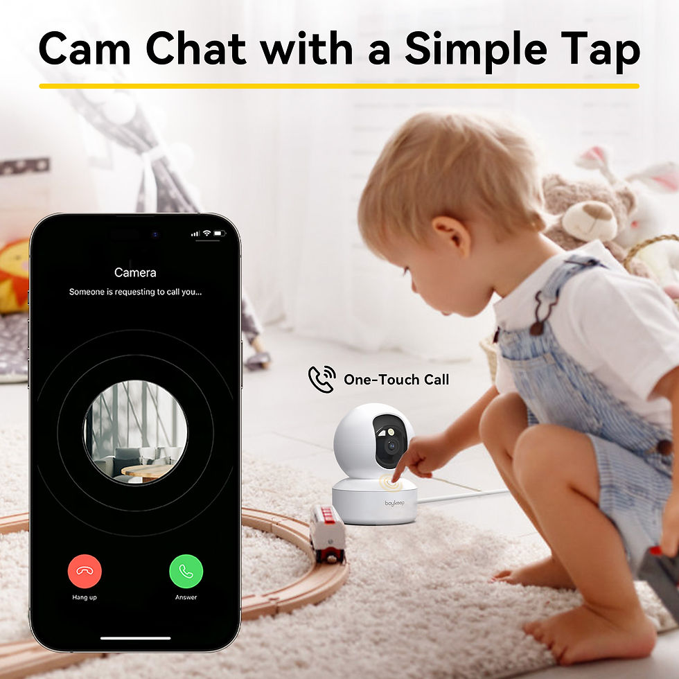 Thumbnail: BoyKeep 3MP 5G/2.4GHz WiFi Indoor Home Security IP Smart Baby Monitor Camera Aut