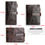 Thumbnail: CONTACT'S Genuine Crazy Horse Cowhide Leather Men Wallets  Fashion Purse With Ca
