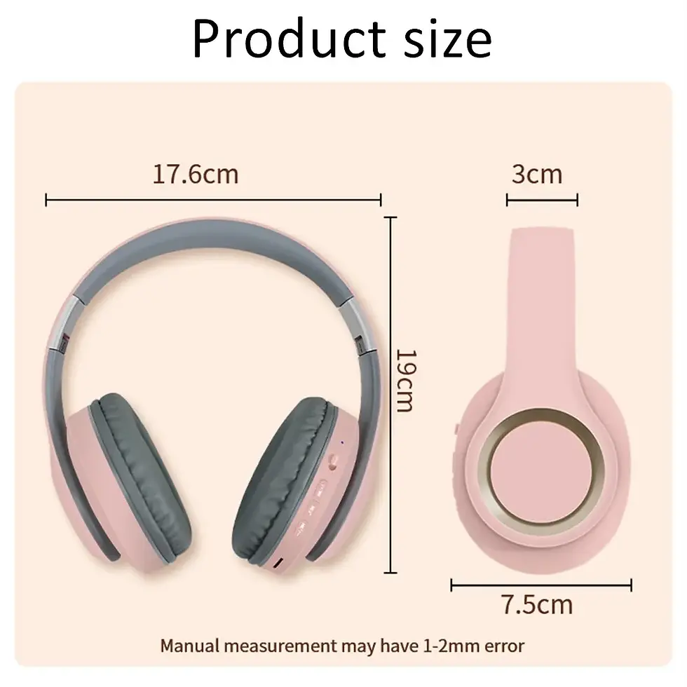 Thumbnail: Shoumi 15 Hours Play Wireless Headset Bluetooth Television Headphone with Mic,