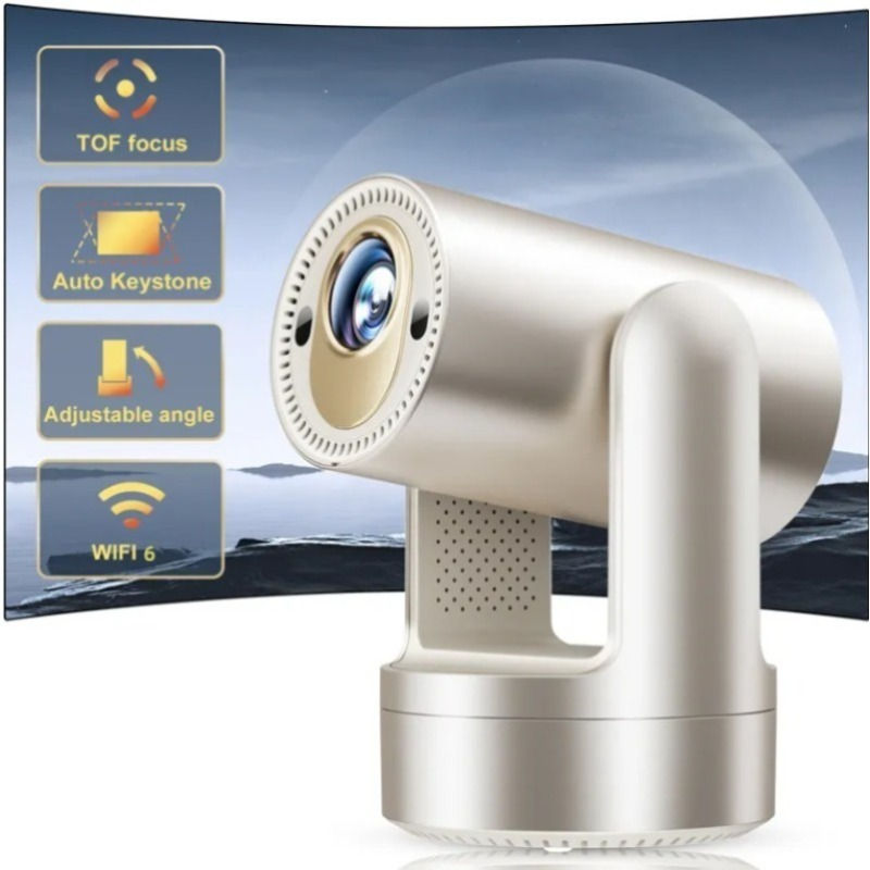 Yinzam W30 Pro New 1080P Android Max 4k Projector 350ANSI Dual Wifi6 BT5.2 200in