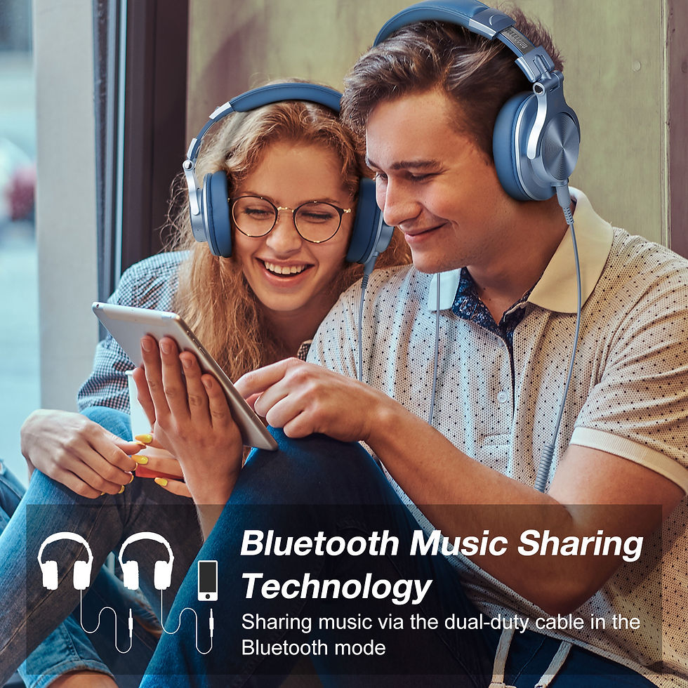 Thumbnail: Oneodio Headphones A70 Bluetooth Wireless  Over Ear 72 Hrs Hi-Res Audio Type 