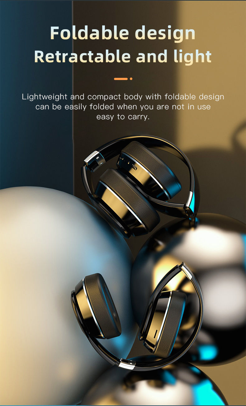 Thumbnail: Xiaomi Wireless Headset HiFi Headphones with Mic Foldable Over Ear Bluetooth 5.0