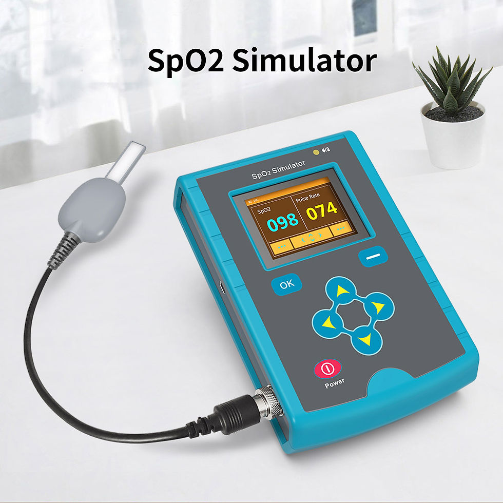 Thumbnail: MS100 MS200 MS400 Multiparameter SPO2 PR NIBP ECG IBP Simulator Biomedical Non-I