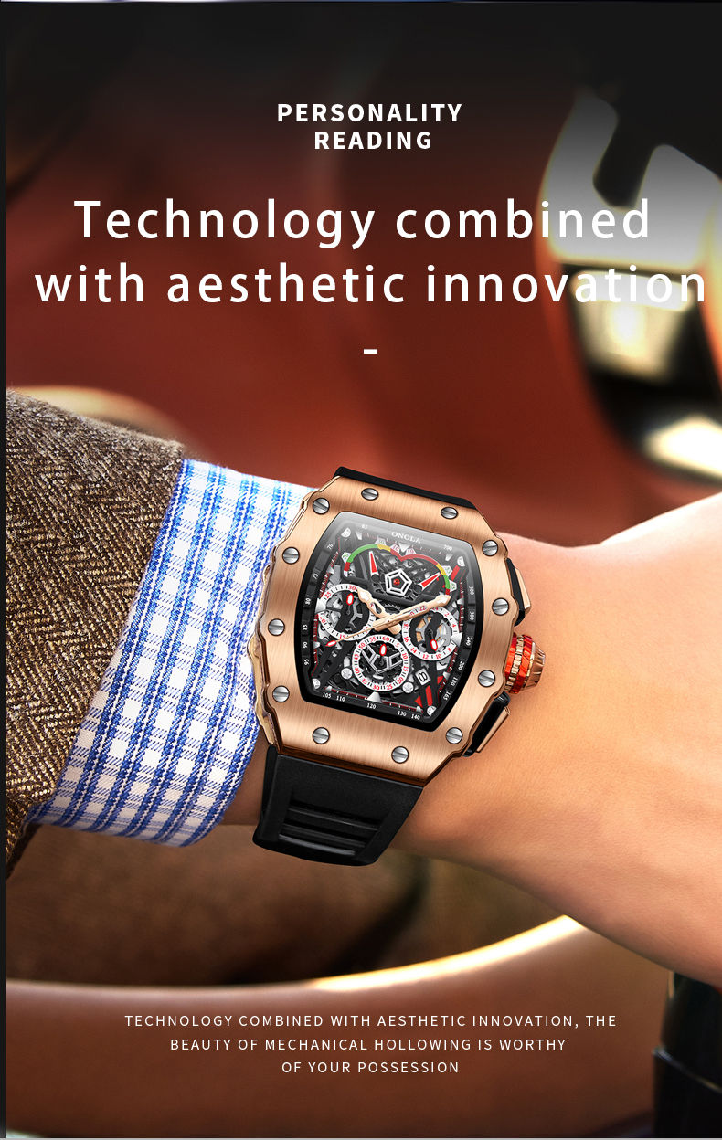Thumbnail: ONOLA 2021 Top Brand Watch Men Luxury Multifunctional Luminous Waterproof Sports