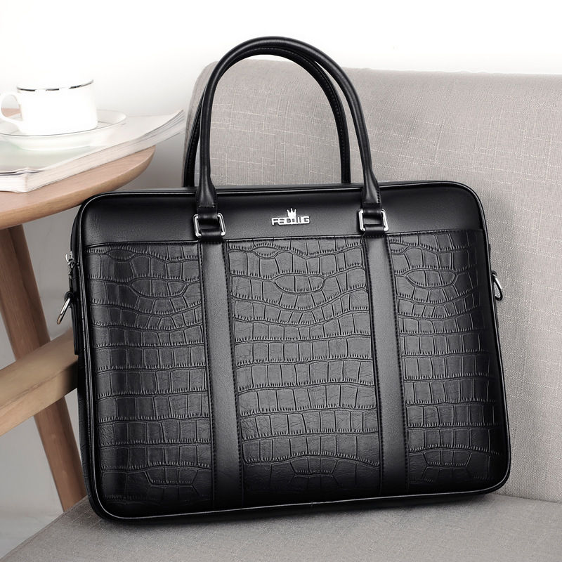 Thumbnail: Fashion Men Business Briefcase Laptop Bag For MacBook Air DELL HP 14.1 Laptop Ha