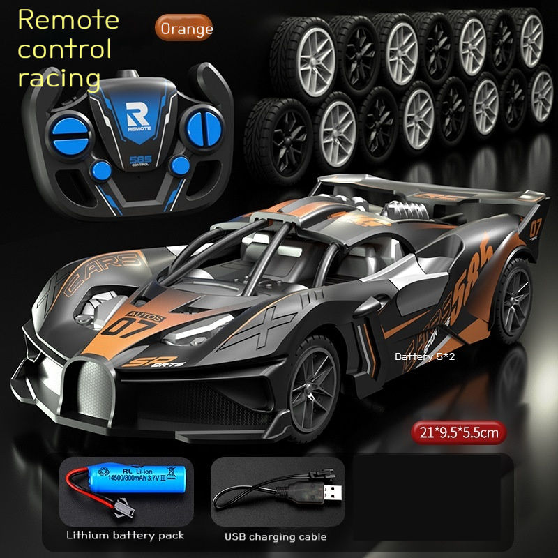 Thumbnail: 2.4G RC Racing Remote Control Car Bugatti Sports Car Electric High-Speed Car Dro