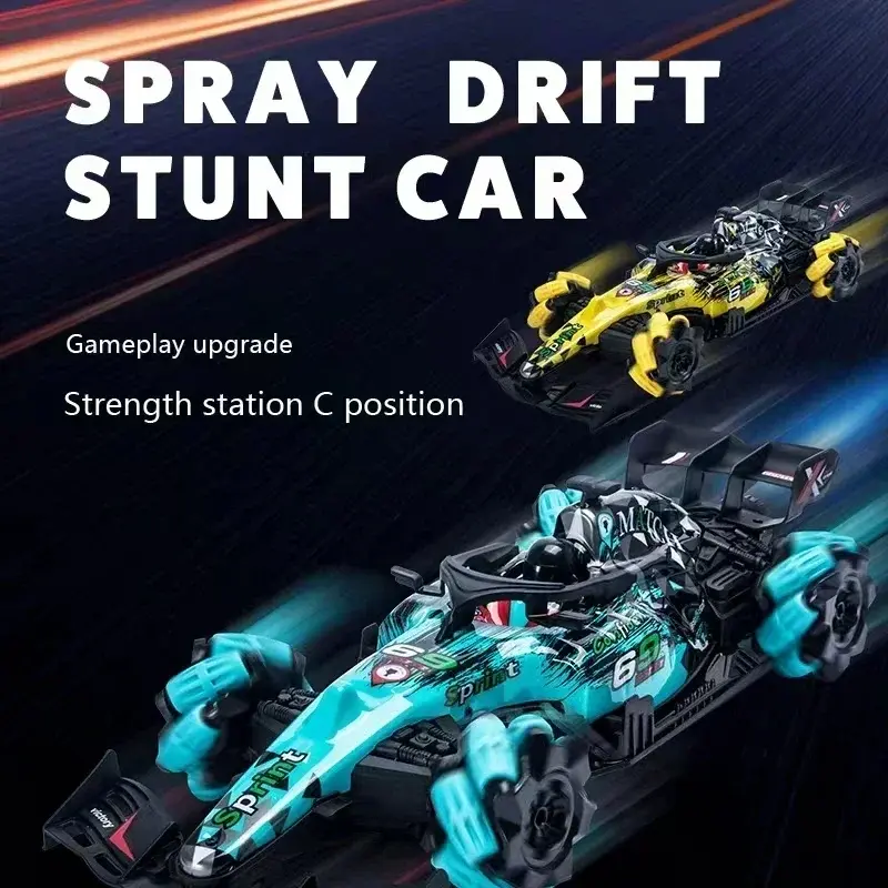 Thumbnail: KF25 F1 1/14 Formula Light Spray 2.4G Four-drive Drift Electric Remote Control S