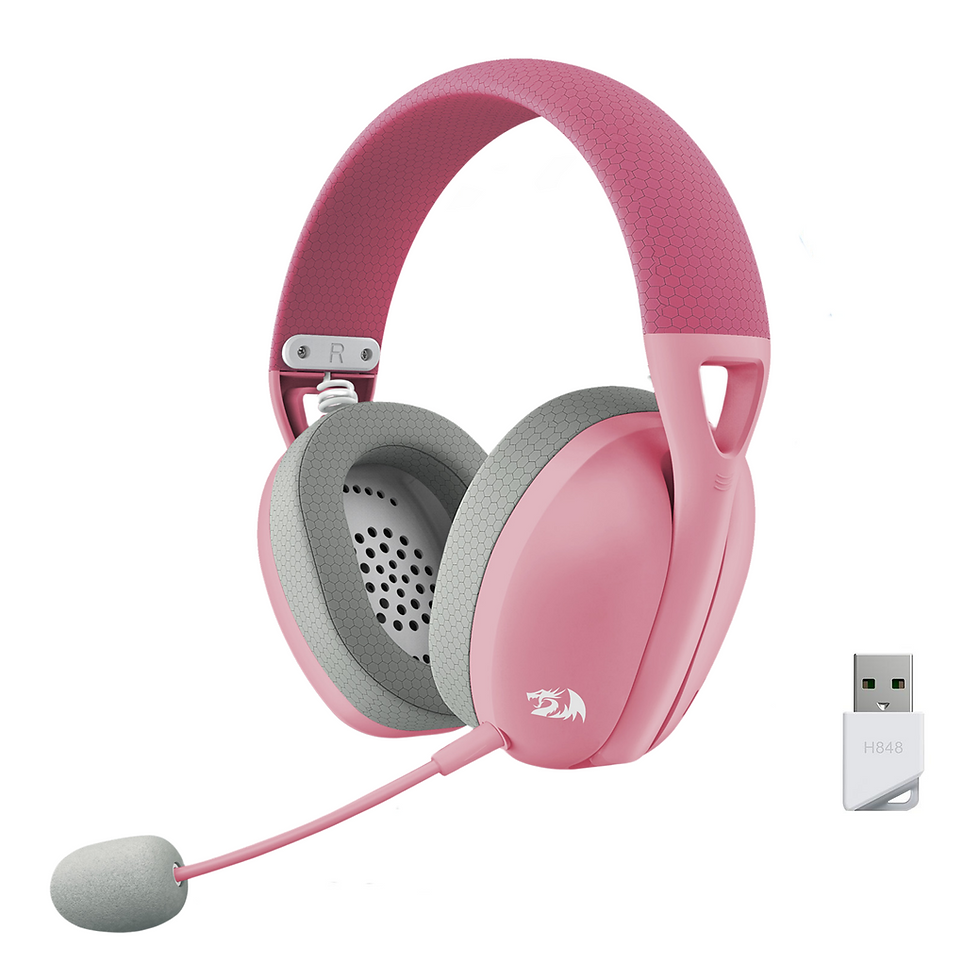 Thumbnail: Redragon H848 Headset Bluetooth Wireless Gaming Lightweight 7.1 Surround Sound 4