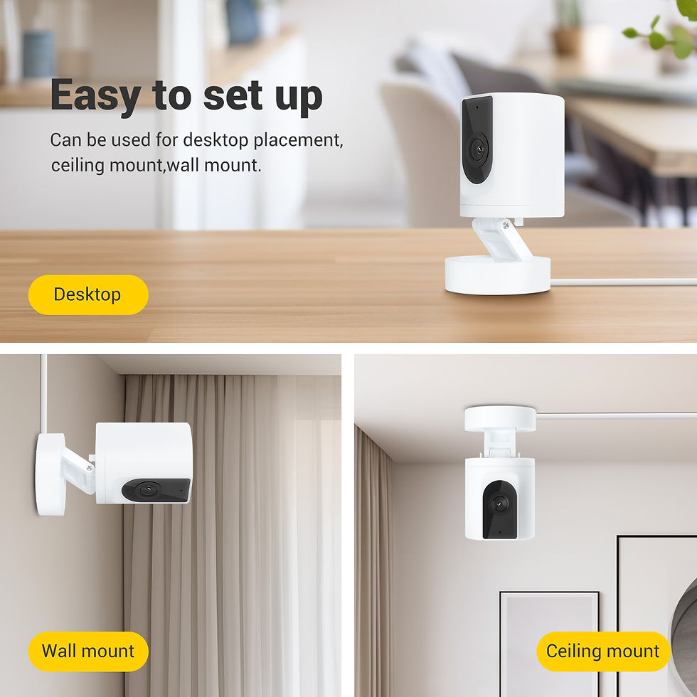 Thumbnail: BoyKeep Indoor Security Baby Camera  Home Security Wifi 1080P Pet Dog 2-Way Talk