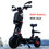 Thumbnail: Electric Scooter with App, NFC, 75MPH, 72V, 12000W, 80ah battery