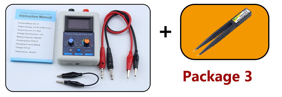 Thumbnail:  Voltage Tester IGBT Voltage Capability Transistor Tester Diode MOS Triode LED 