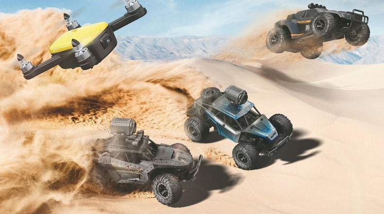 Thumbnail: Remote Control Car 25KM/H Electric High Speed Racing WiFi FPV 720P HD Camera
