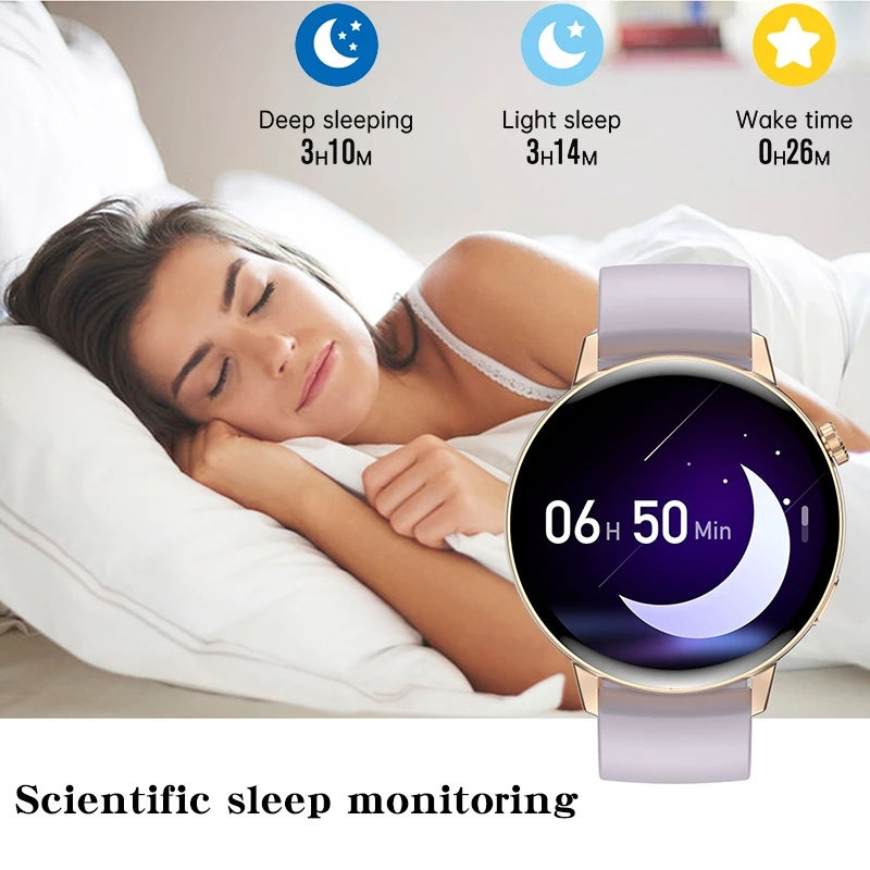 Thumbnail: Xiaomi Mijia Women's Smart Watch Bluetooth Call Full Screen Touch Waterproof 