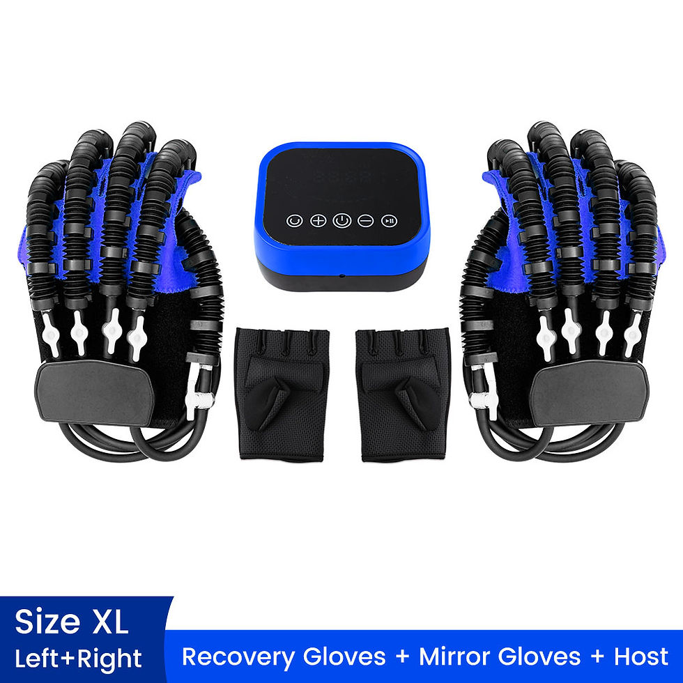 Thumbnail: Upgraded Left Right Hand Massage Rehabilitation Robot Gloves Device for Stroke H