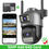 Thumbnail: 15MP 8K Three Lens Three Screens PTZ Wifi Camera Outdoor HD 5G Wifi Security Cam