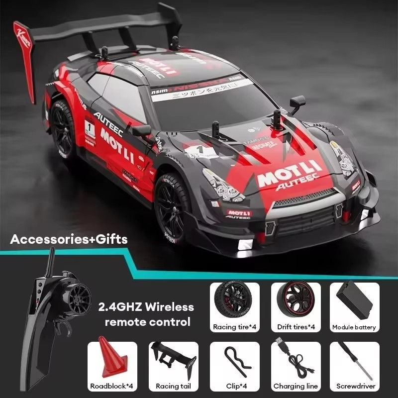 Thumbnail: 4WD RC Drift Car Remote Control GTRPRO AE86PRO Model 4x4 Racing RTR Radio Truck 