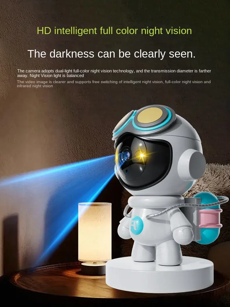 Thumbnail: Doll Robot WiFi IP Camera Wireless Monitor Indoor Track 1080P Automatic HD Smart