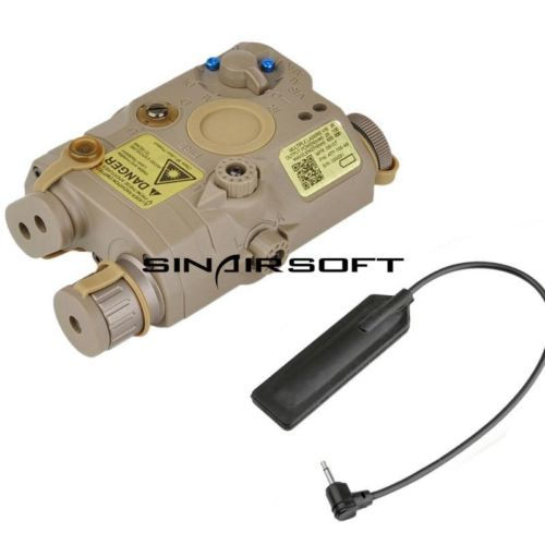 Thumbnail: Tactical PEQ-15 Red Dot Laser Sight Device LED Flashlight IR ATPIAL for Airsoft