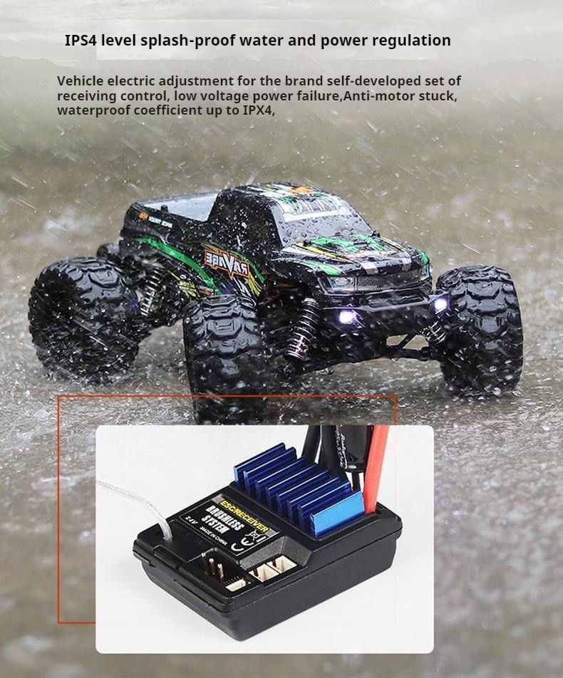 Thumbnail: Car remote control , high-speed 4WD climbing off-road rc drift car,