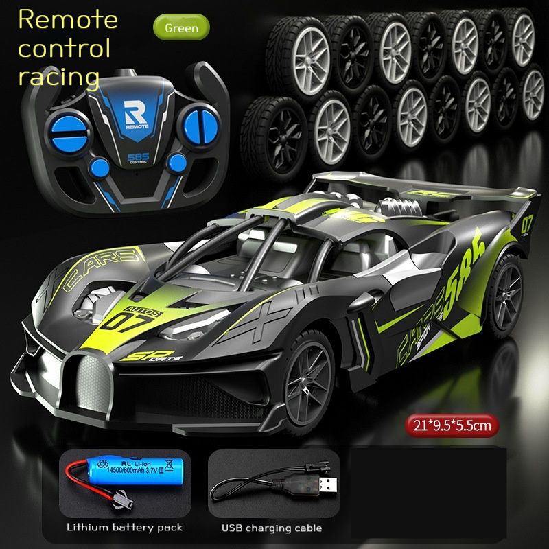 Thumbnail: 2.4G RC Racing Remote Control Car Bugatti Sports Car Electric High-Speed Car Dro